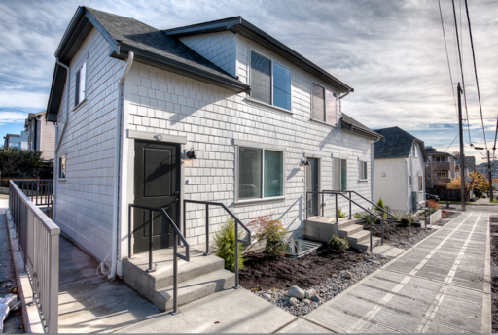 Apartment Building Exterior - Ballard Farmhouse