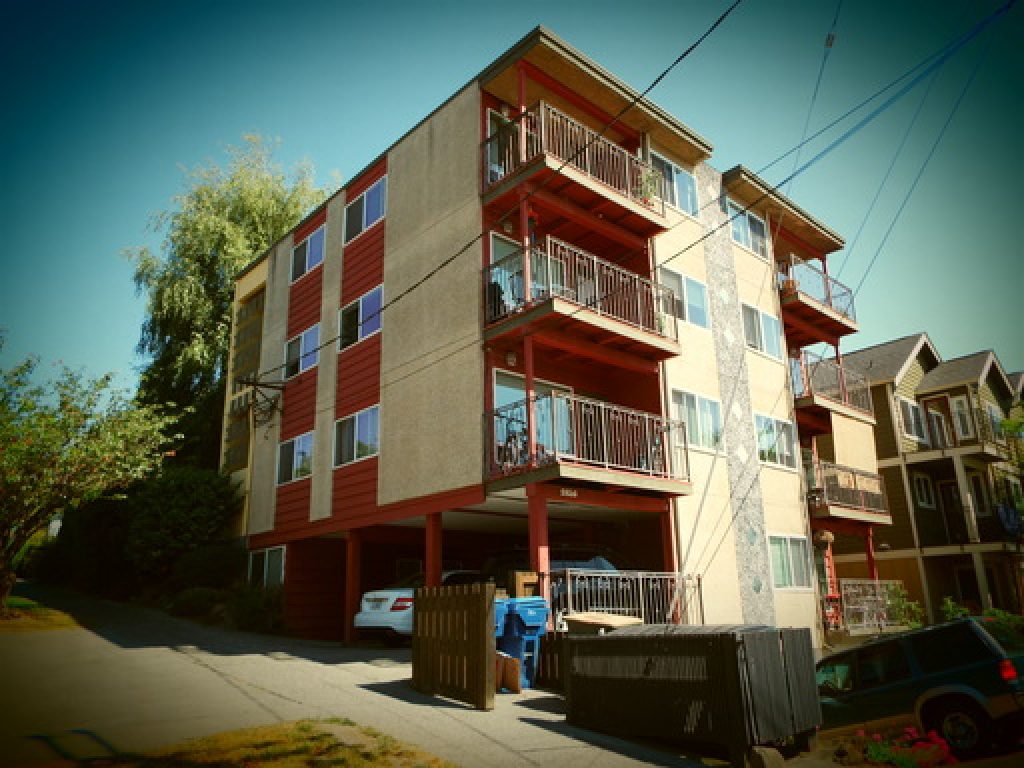 Apartment Building Exterior - Barrett Square Apartments