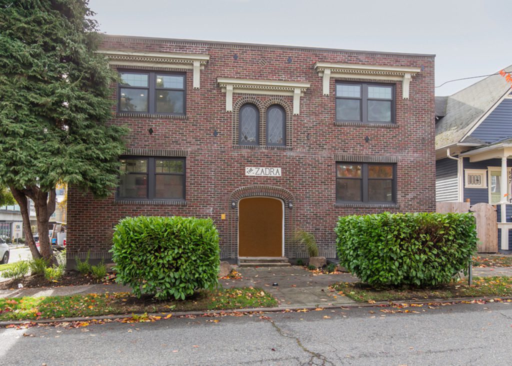 Apartment Building Exterior - Parker Place Apartments