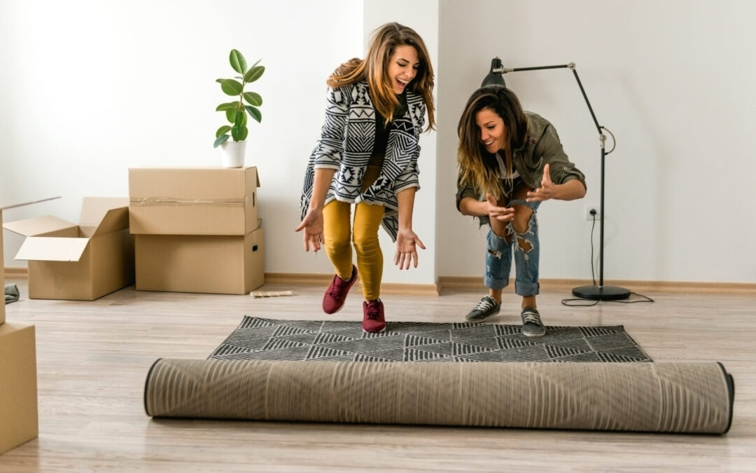 Unrolling a rug